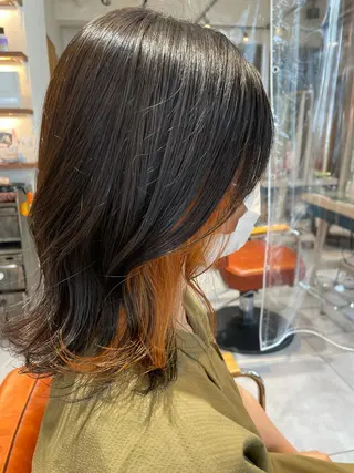 ミディアム カラー ナツミ🤍 蔵前、浅草のヘアスタイル