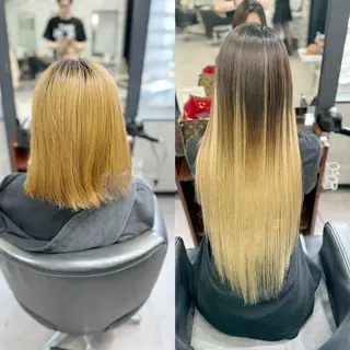 ロング 💎エクステ× 🩵ブリーチBIZEのヘアスタイル