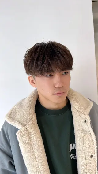 ショート パーマ メンズ 🏆メンズヘア特化 🥇代表りんぺーのヘアスタイル