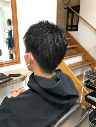 ショート メンズ 山下 まりなのヘアスタイル