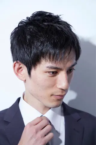 ショート メンズ LAVIE NEW STANDARD BARBER HANARE 新宿店所属・TANAHASHI ／モデル募集🆘のヘアスタイル