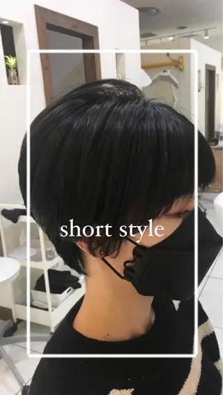 ショート 縮毛矯正/髪質改善/ 艶髪ササキナツミのヘアスタイル