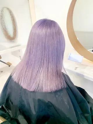 ロング ハイトーン🫧艶髪 MAIKAのヘアスタイル