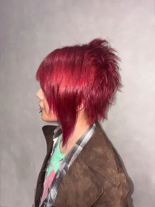 カラー メンズ BIZE 💚りょうか💚のヘアスタイル