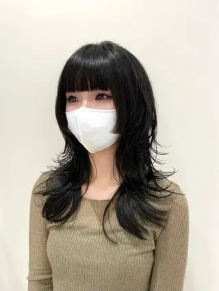 ロング ウルフカット/ ハッシュカット/山路のヘアスタイル