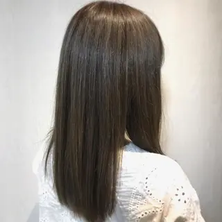 セミロング カラー ナチュラル🧡可愛い MINAMIのヘアスタイル
