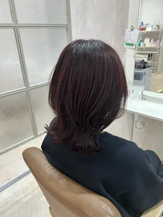 ミディアム カラー 💙まこと💙艶 カラー(Rico)のヘアスタイル