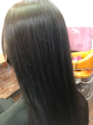 ロング パーマ 桧山 真のヘアスタイル