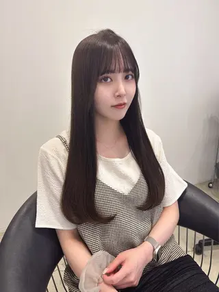 ロング 伊勢崎/似合せカット 🇰🇷KEIGO‪のヘアスタイル