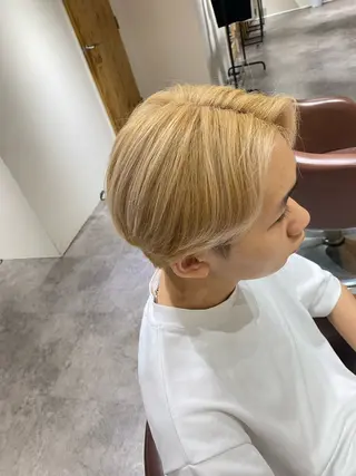 カラー メンズ メンズブリーチカラー /パーマ ごーた立川のヘアスタイル