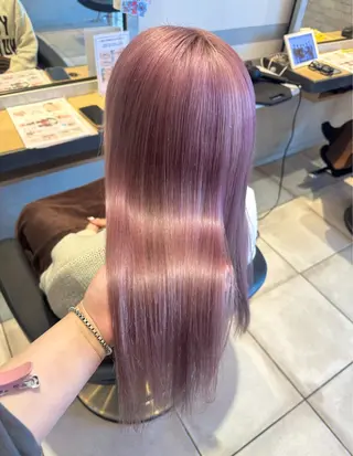 ロング たかはし るなのヘアスタイル