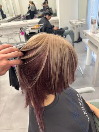 ミディアム カラー 【GAME栄】 そなのヘアスタイル