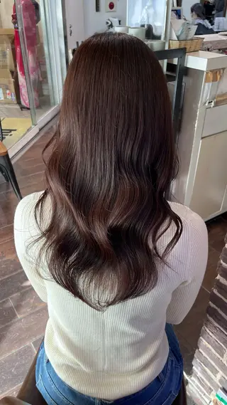 カラー 酸性ストレート /ハイトーン/つばさのヘアスタイル