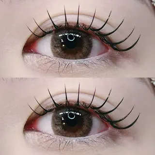 マツエク・マツパ 心斎橋束感マツエク 🖤Kisaのマツエク・マツパデザイン