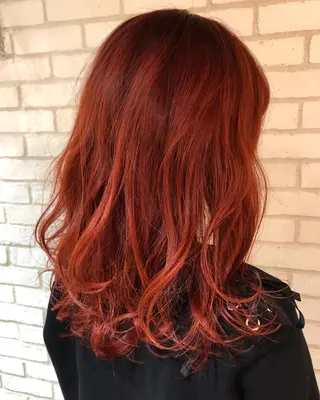 セミロング カラー 小島 侑衣のヘアスタイル