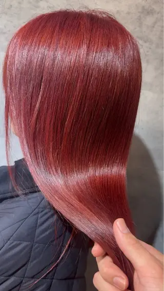 セミロング 髪質改善池袋𓊆 大士𓊇ダブルカラーのヘアスタイル