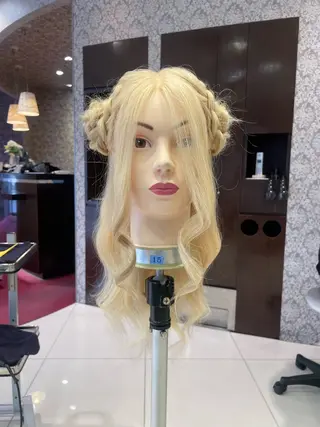 ロング ヘアアレンジ EARTH大曽根💛 田中りほのヘアスタイル