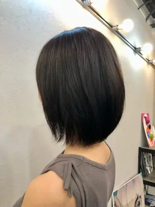 ミディアム カラー accorto 小林諭侑のヘアスタイル