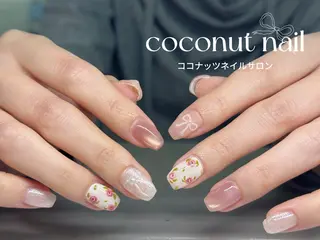 ネイル 神田 ココナッツのネイルデザイン