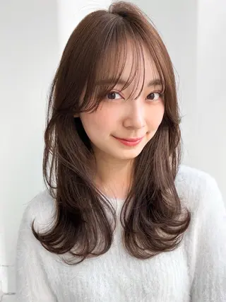 ミディアム 木村 賢人のヘアスタイル