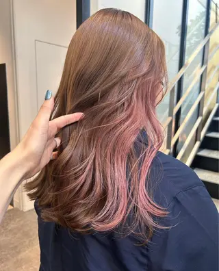 ロング カラー パーマ ヘアアレンジ stylist 🌸 kana.のヘアスタイル