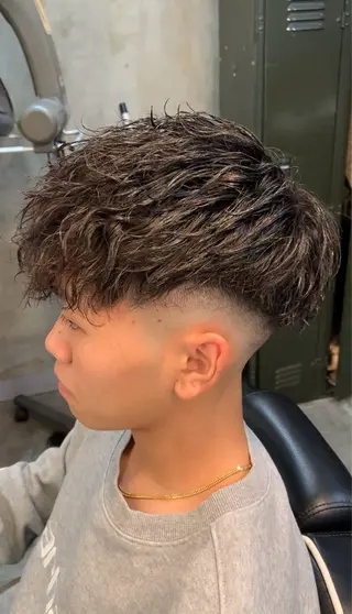 パーマ メンズ専門CANEL かずまのヘアスタイル
