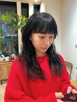 ロング パーマ ボブ・レイヤー ・パーマ【iri】のヘアスタイル