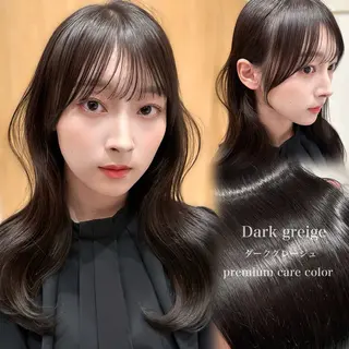 セミロング カラー 🇰🇷韓国風くびれ ヘア🇰🇷中村優大のヘアスタイル