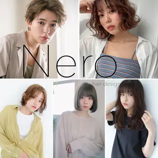 ミディアム カラー パーマ Nero✂︎ officialのヘアスタイル