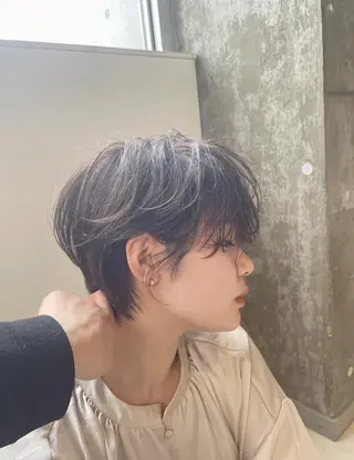 カラー パーマ 畑 雄貴のヘアスタイル