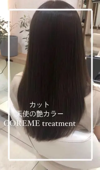 ロング カラー 縮毛矯正/髪質改善/ 艶髪ササキナツミのヘアスタイル