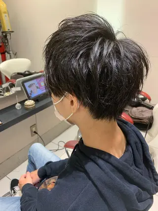 ミディアム ✨上村 潤平✨メンズヘア✨のヘアスタイル