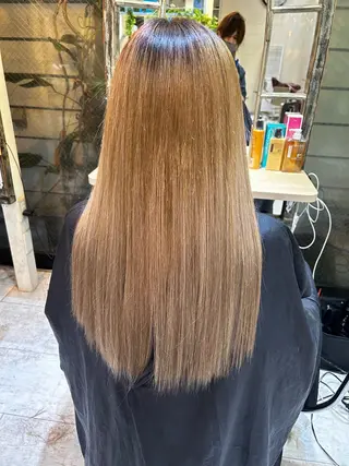 ロング カラー 6Dエクステ 板橋店のヘアスタイル