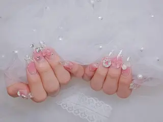ネイル Hana Bloom Nail💜Akiのネイルデザイン