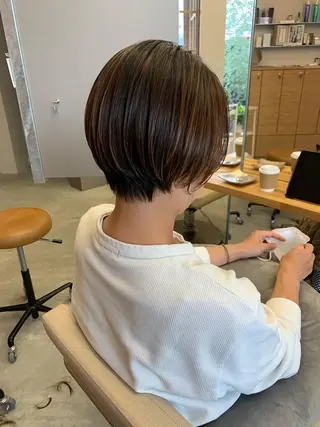 ショート chihale 富樫莉香のヘアスタイル