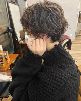 ショート パーマ 🌿ボブ パーマ高橋啓太🌿のヘアスタイル
