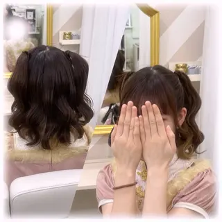 ヘアアレンジ ヘアセット 🤍AIRA🤍のヘアスタイル