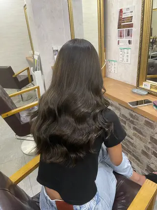 ロング 久屋４番徒歩2分/ ブリーチ・縮毛・谷崎のヘアスタイル