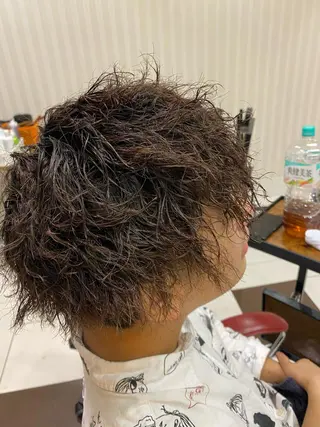 パーマ メンズ 永島 諒のヘアスタイル