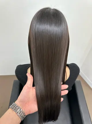 ロング 川元 春奈のヘアスタイル