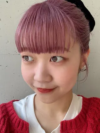 ミディアム カラー 無料ボブカットモデル 様募集中/あいらのヘアスタイル