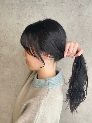 セミロング トレンド韓国レイヤー 🇰🇷のんのヘアスタイル