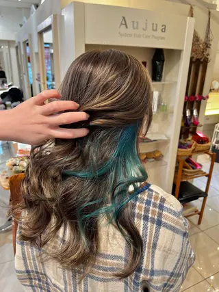 ロング カラー ✩.*˚ コーコ- ̗̀‎𖤐のヘアスタイル