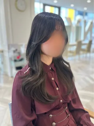 ロング 韓国ヘア 🇰🇷 RUKA 🩵🤍のヘアスタイル