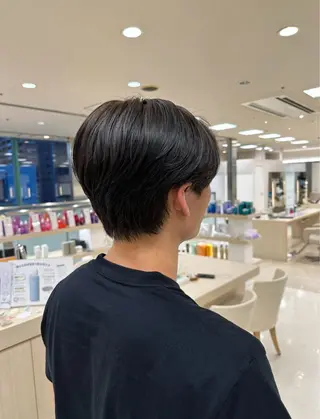 カラー メンズ 艶髪 黄金比みくのヘアスタイル