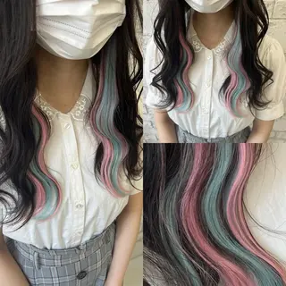 ロング エクステ＆艶カラー 🎀YURINA🎀のヘアスタイル