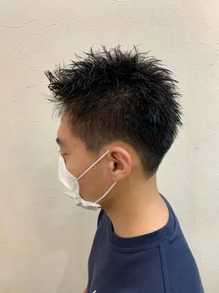 ショート メンズ [渋谷美容師] 玲弥のヘアスタイル