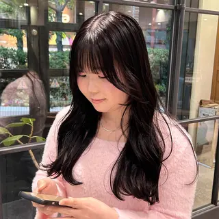 ロング カラー nana/ボブ/ レイヤー/梅田のヘアスタイル