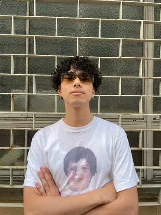 ミディアム パーマ 西野 朝陽のヘアスタイル