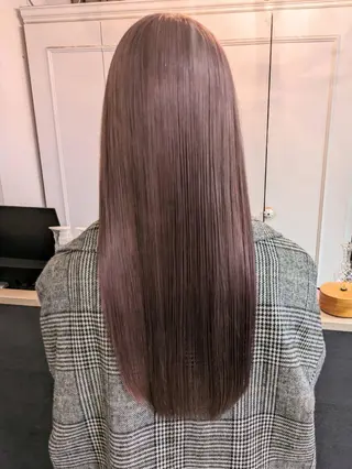 ロング ベージュ＊Spica 【ミルクティー】のヘアスタイル